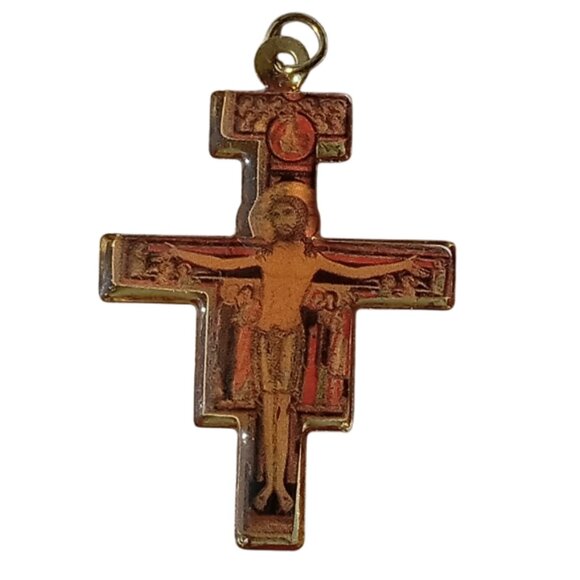 ๐ฏ 10 for $10 / Vintage Cross Charm Pendant Jesus - Picture 5 of 8